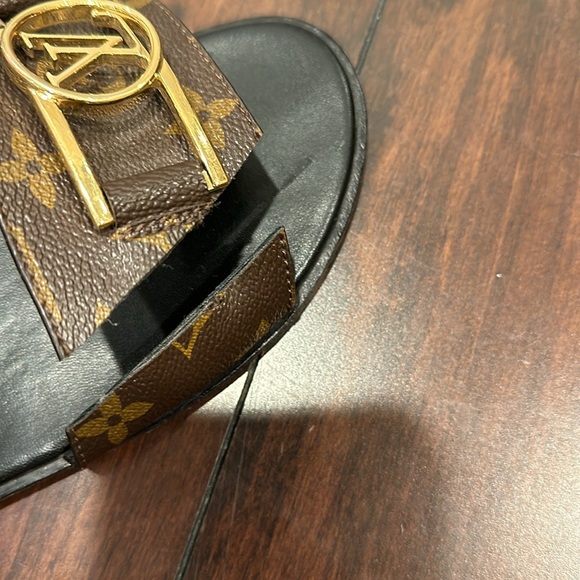 LOUIS VUITTON Lock It mule Sandals Size 37 7 - Picture 5 of 7